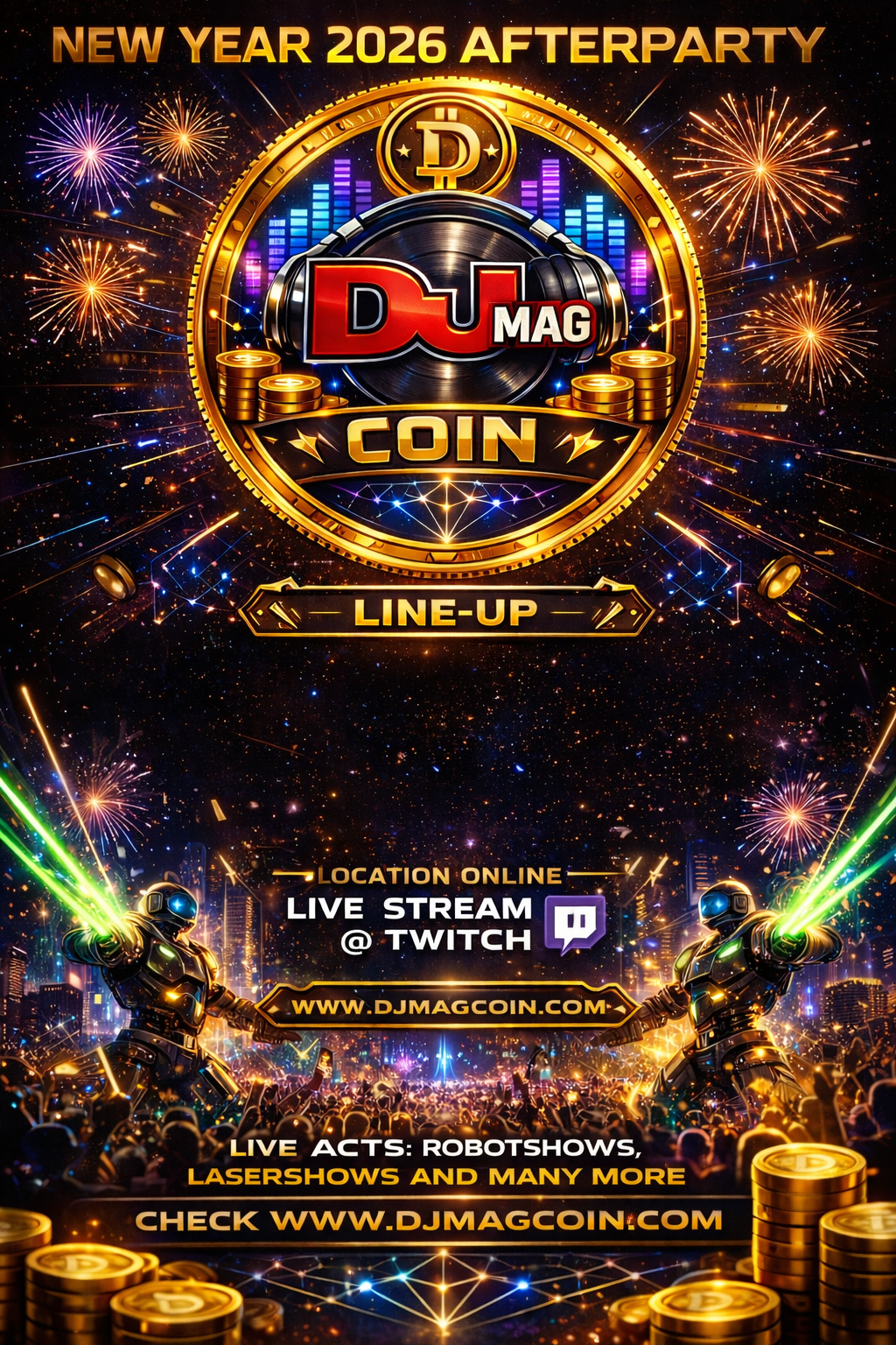 DJMAG Coin Flyer
